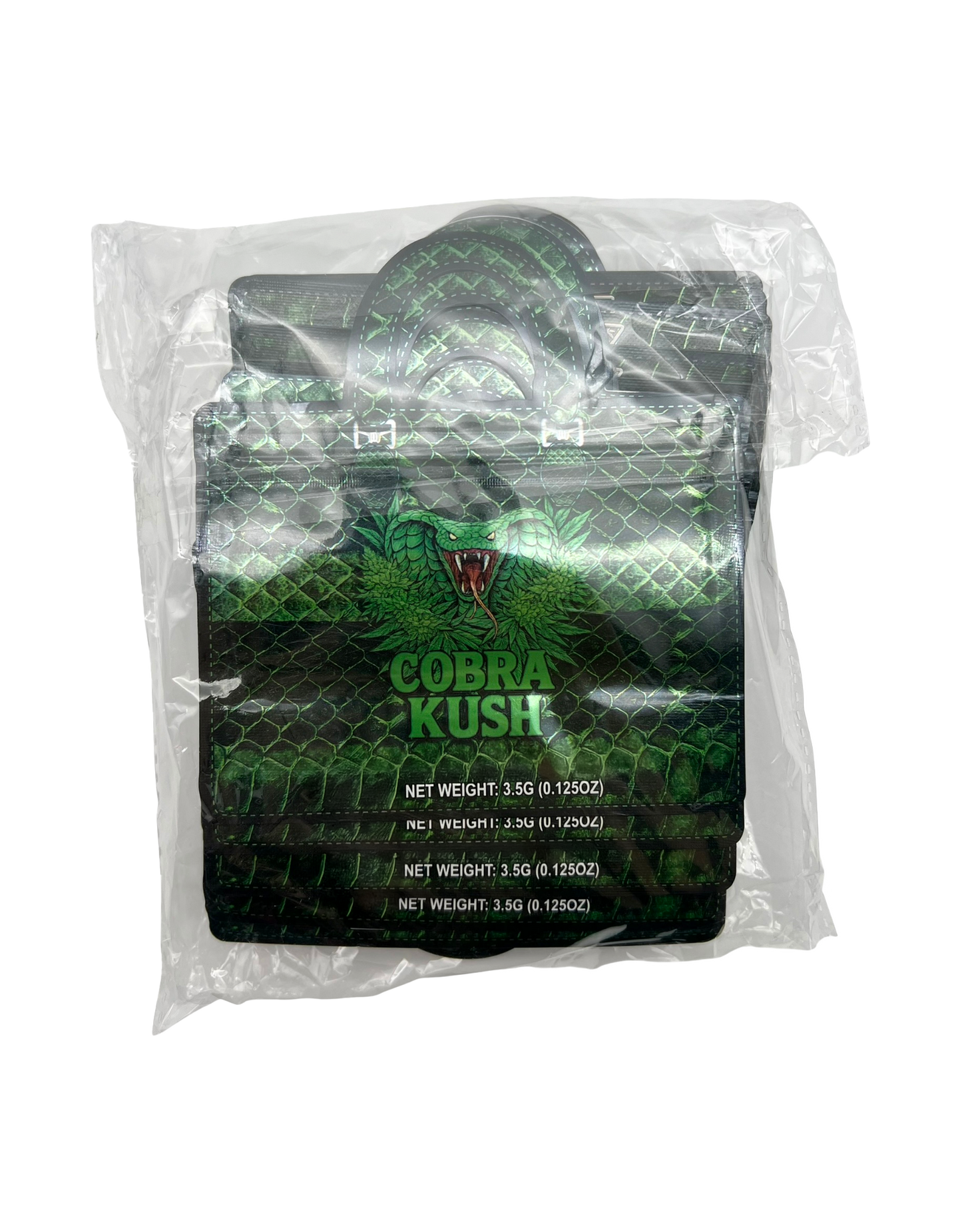 50 Count 4.5" - 3.5" Handbag-Style Mylar Bags  Cobra