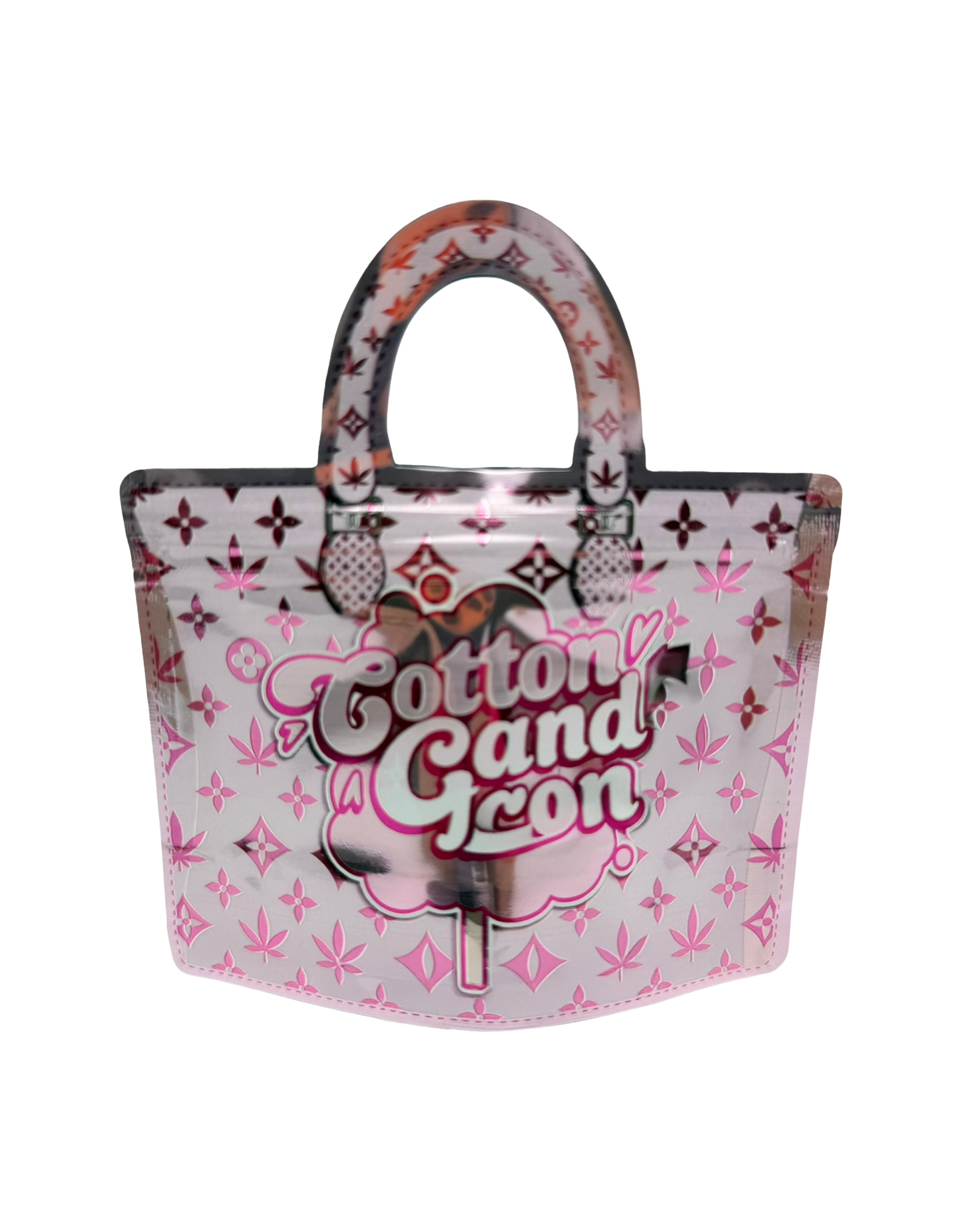 (50 Count) Handbag-Style Decorative Zip Foil Pouches – 9 Style Selection (B)