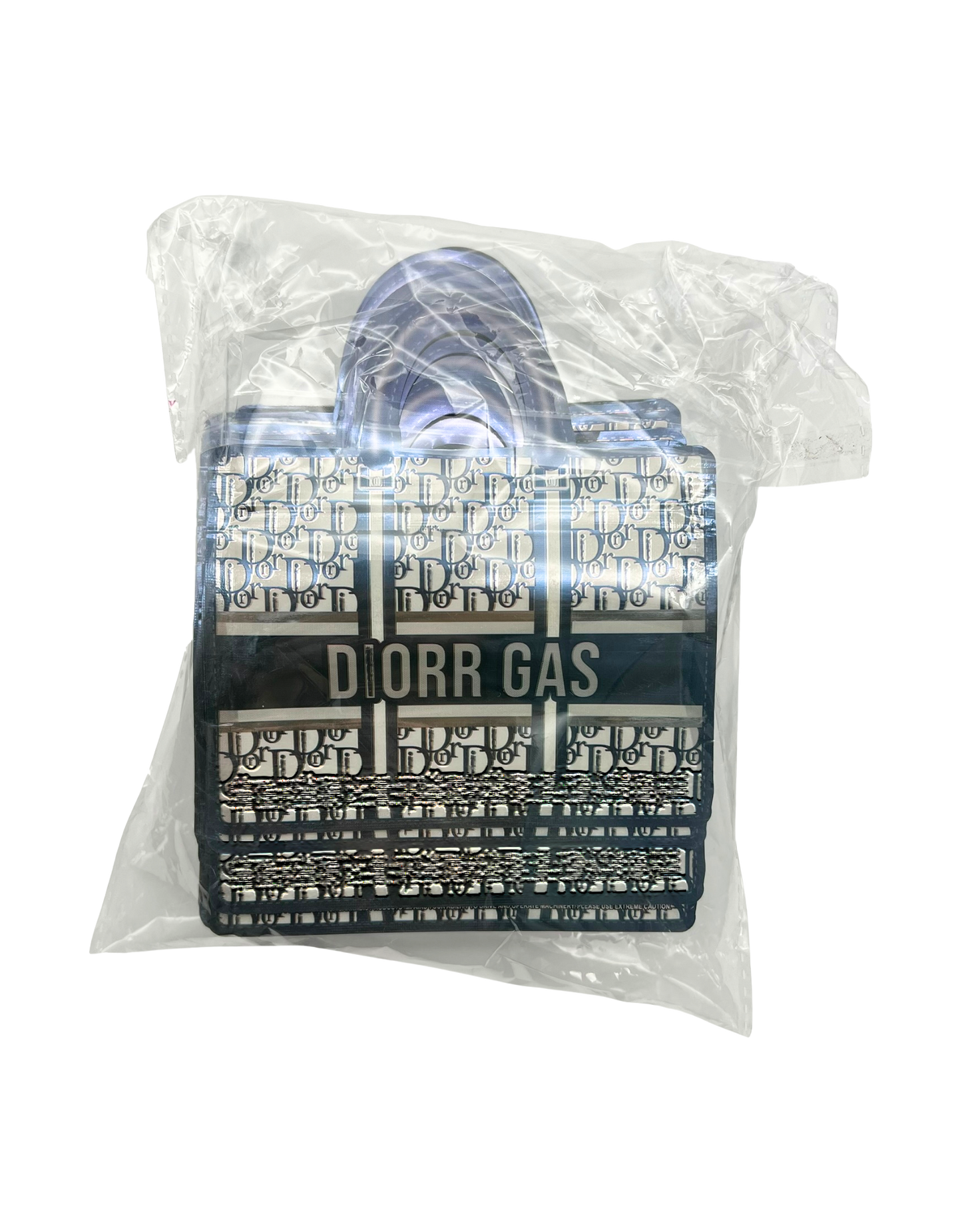 50 Count Decorative Handbag-Style Zip-Seal Foil Pouches (3.5"x4.5") Luxury Pattern D