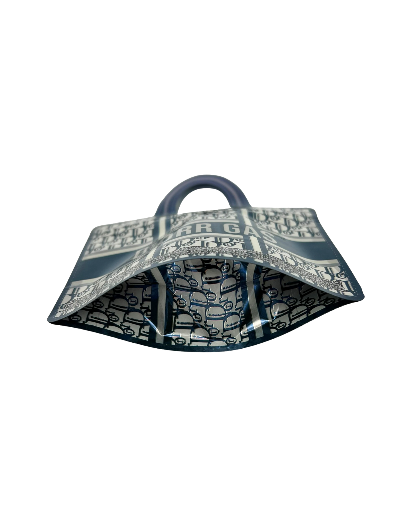 50 Count Decorative Handbag-Style Zip-Seal Foil Pouches (3.5"x4.5") Luxury Pattern D