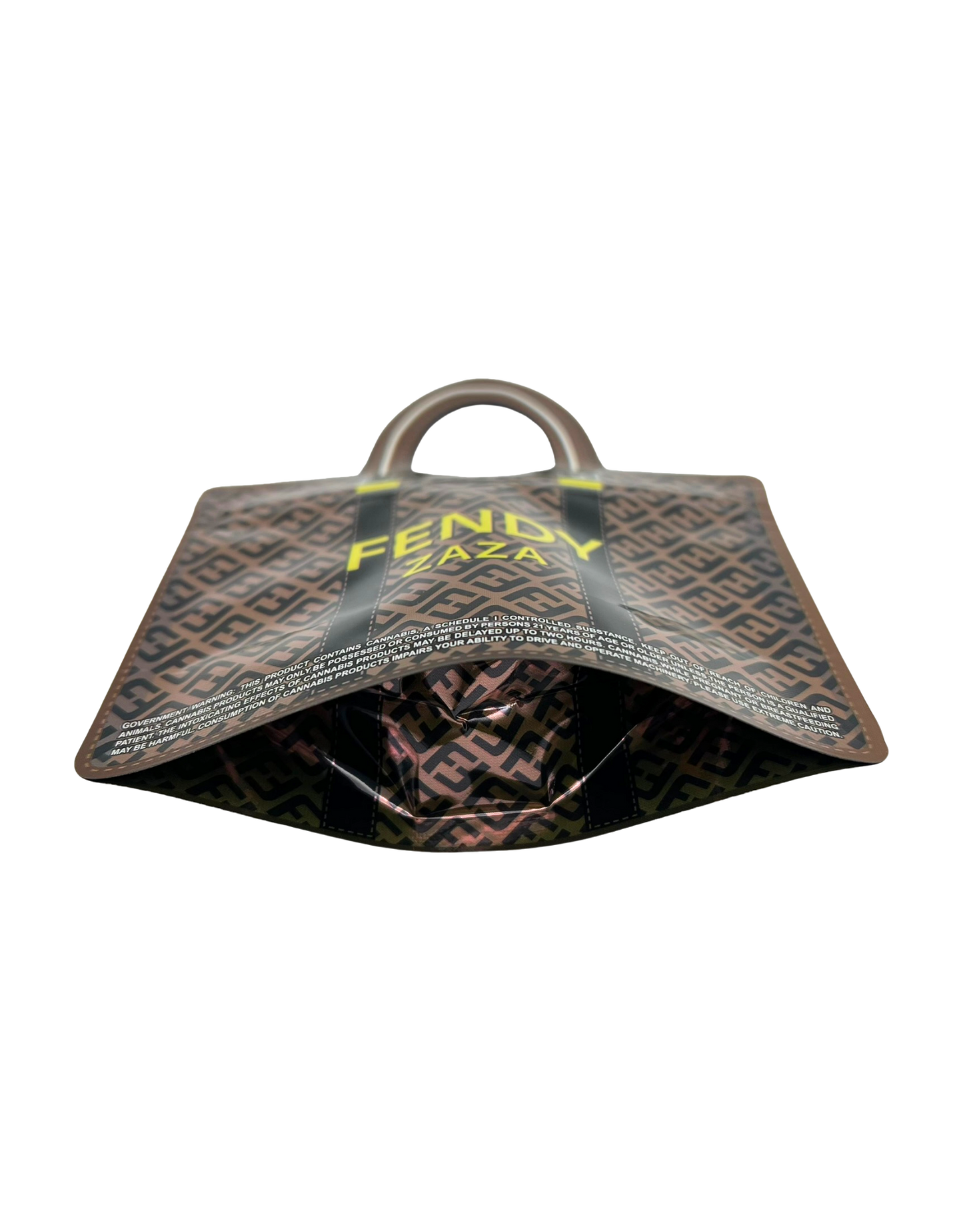 50 Count Decorative Handbag-Style Zip-Seal Foil Pouches (3.5"x4.5") Luxury Pattern F