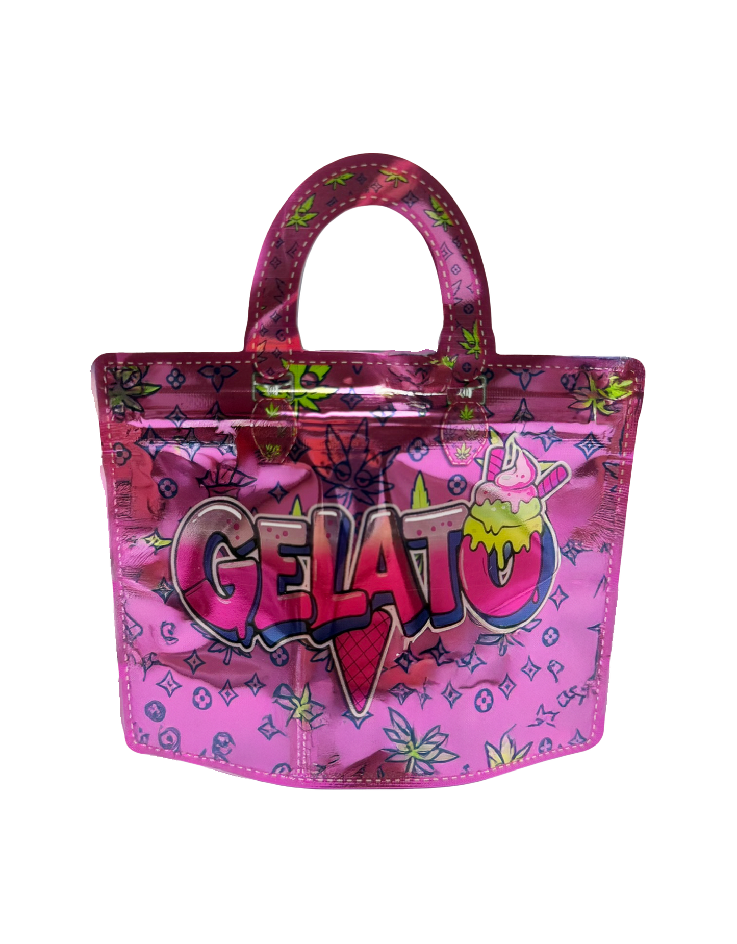 (50 Count) Handbag-Style Decorative Zip Foil Pouches – 5 Style Selection (C)