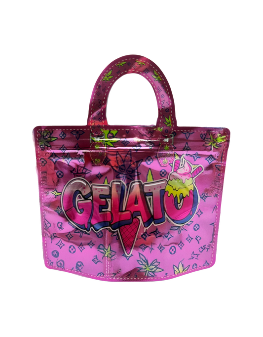 (50 Count) Handbag-Style Decorative Zip Foil Pouches – 5 Style Selection (C)