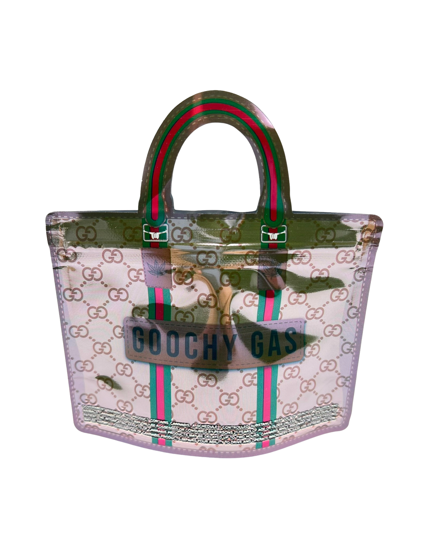 50 Count Decorative Handbag-Style Zip-Seal Foil Pouches (3.5"x4.5") Goo Pattern Series