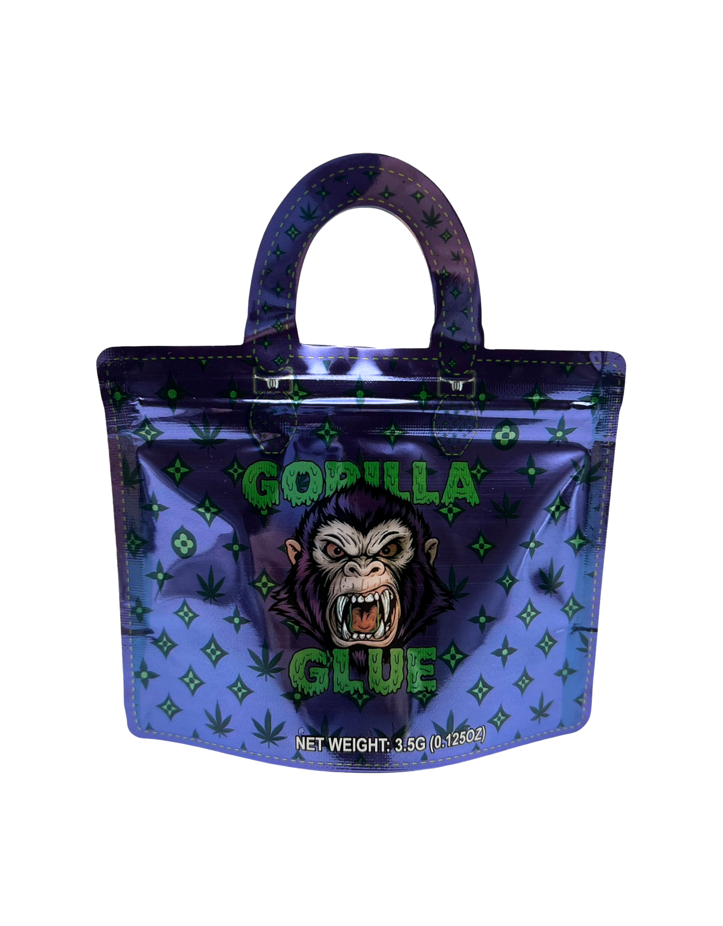 50 Count 4.5" - 3.5" Handbag-Style Mylar Bags  Gorilla