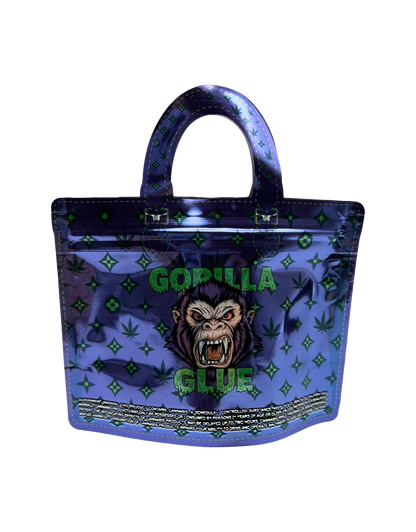 50 Count 4.5" - 3.5" Handbag-Style Mylar Bags  Gorilla