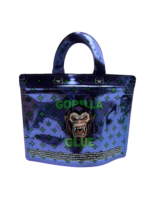 50 Count 4.5" - 3.5" Handbag-Style Mylar Bags  Gorilla