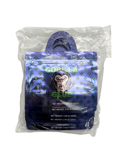 50 Count 4.5" - 3.5" Handbag-Style Mylar Bags  Gorilla