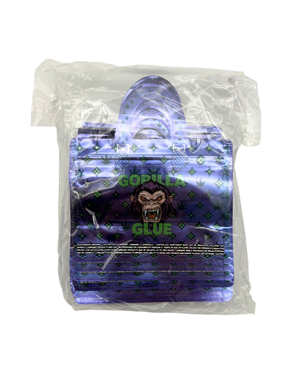 50 Count 4.5" - 3.5" Handbag-Style Mylar Bags  Gorilla