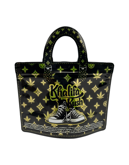 50 Count 4.5" - 3.5" Handbag-Style Mylar Bags  Khalifa