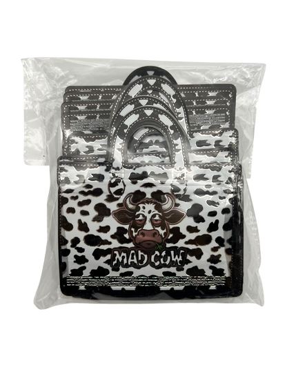 50 Count 4.5" - 3.5" Handbag-Style Mylar Bags  Mad Cow