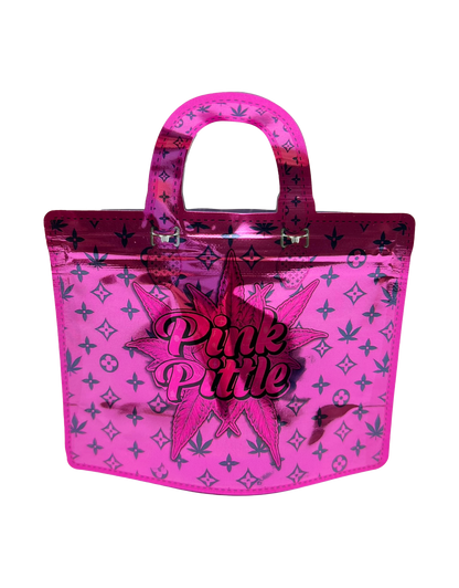 (50 Count) Handbag-Style Decorative Zip Foil Pouches – 5 Style Selection (D)