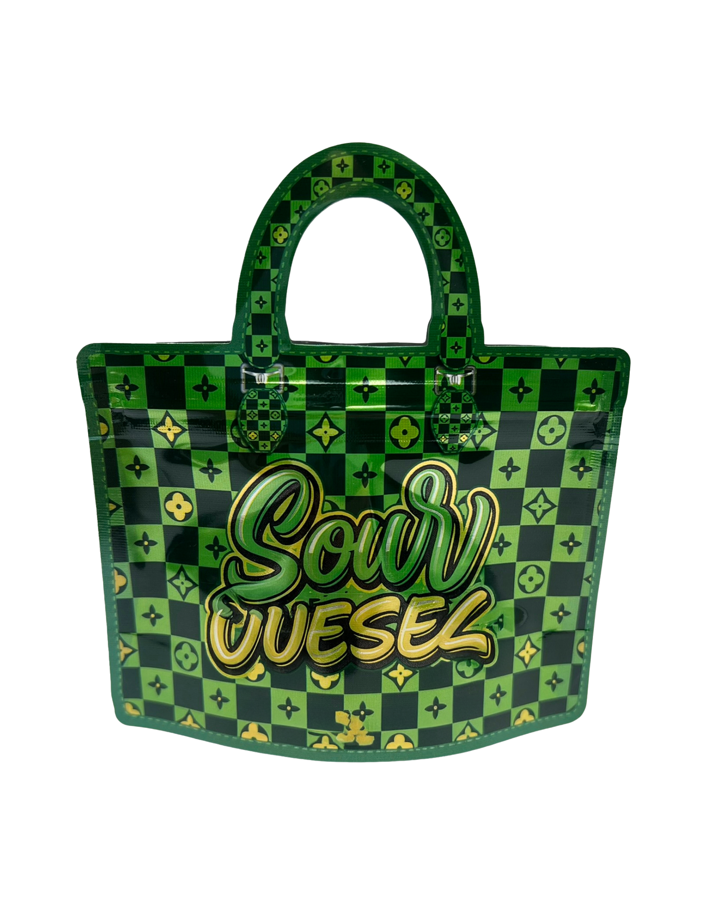 (50 Count) Handbag-Style Decorative Zip Foil Pouches – 6 Style Selection (E)