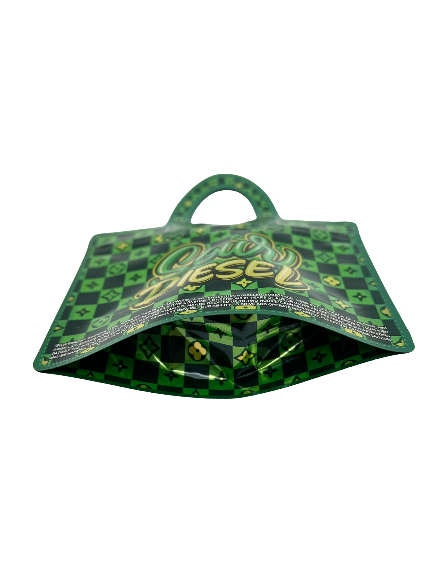 50 Count 4.5" - 3.5" Handbag-Style Mylar Bags  Sour Storm