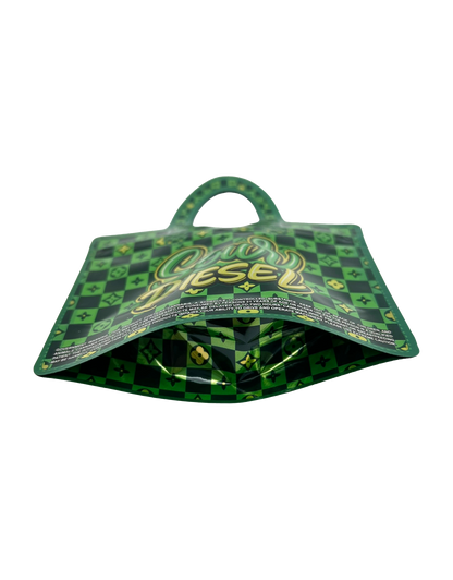 50 Count 4.5" - 3.5" Handbag-Style Mylar Bags  Sour Storm