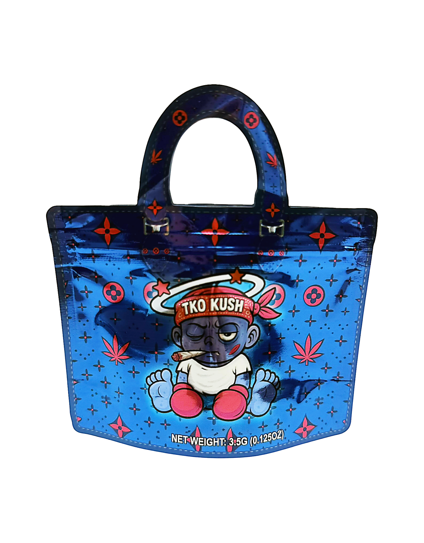 50 Count 4.5" - 3.5" Handbag-Style Mylar Bags  TKO