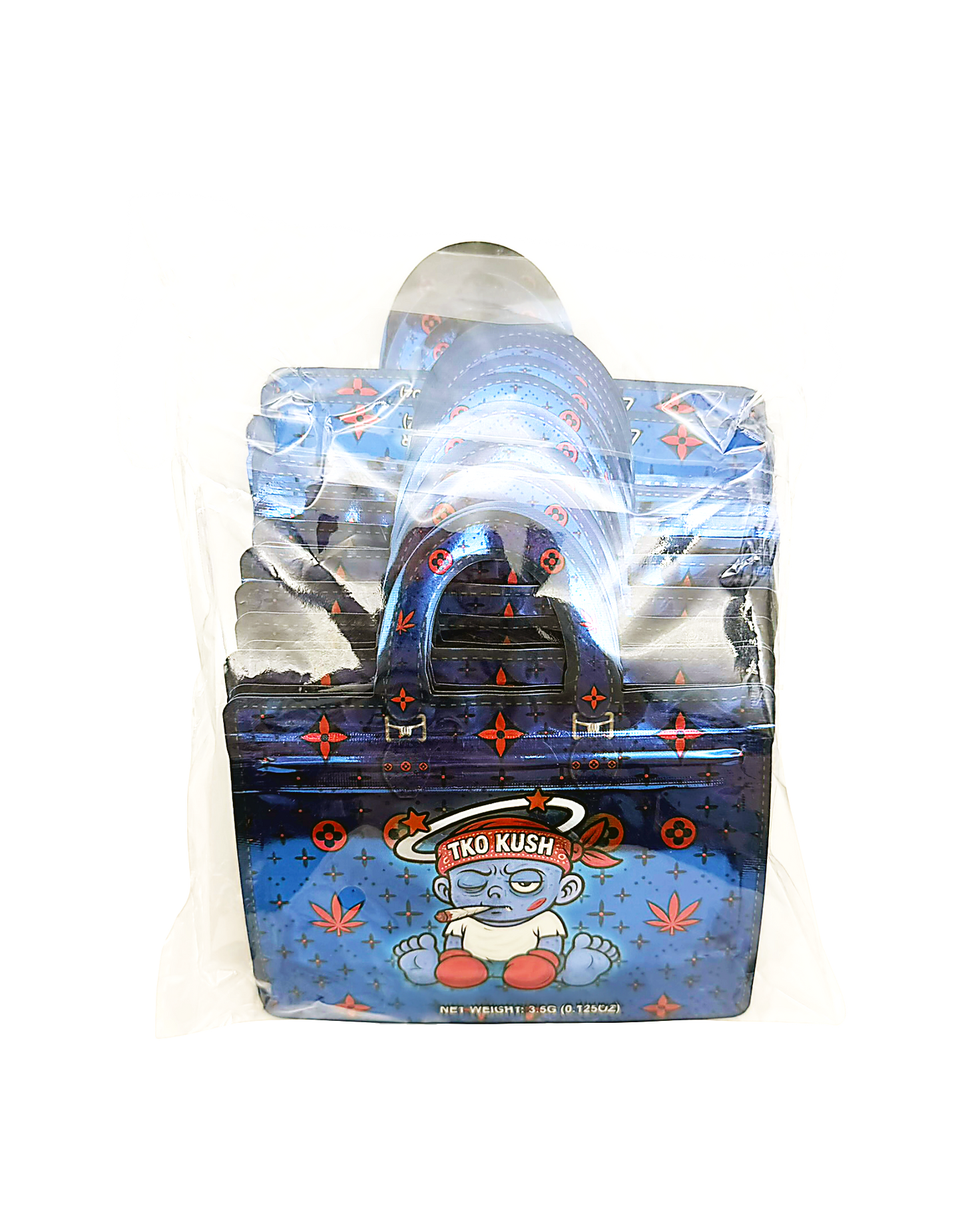 50 Count 4.5" - 3.5" Handbag-Style Mylar Bags  TKO