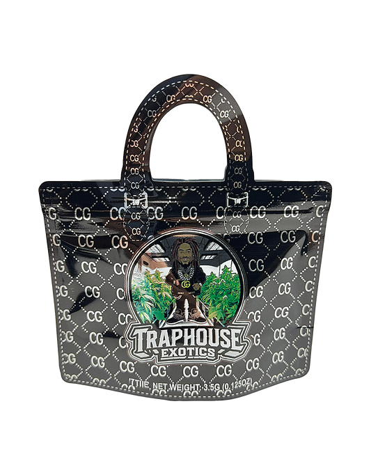 50 Count 4.5" - 3.5" Handbag-Style Mylar Bags  Traphouse