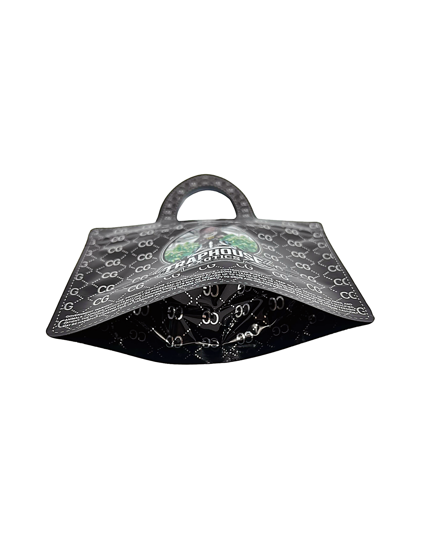 50 Count 4.5" - 3.5" Handbag-Style Mylar Bags  Traphouse