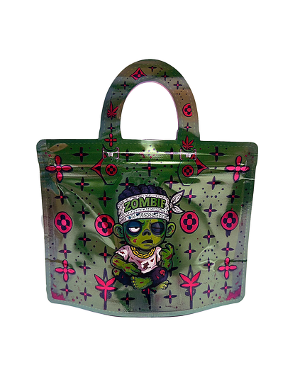 (50 Count) Handbag-Style Decorative Zip Foil Pouches – 5 Style Selection (F)