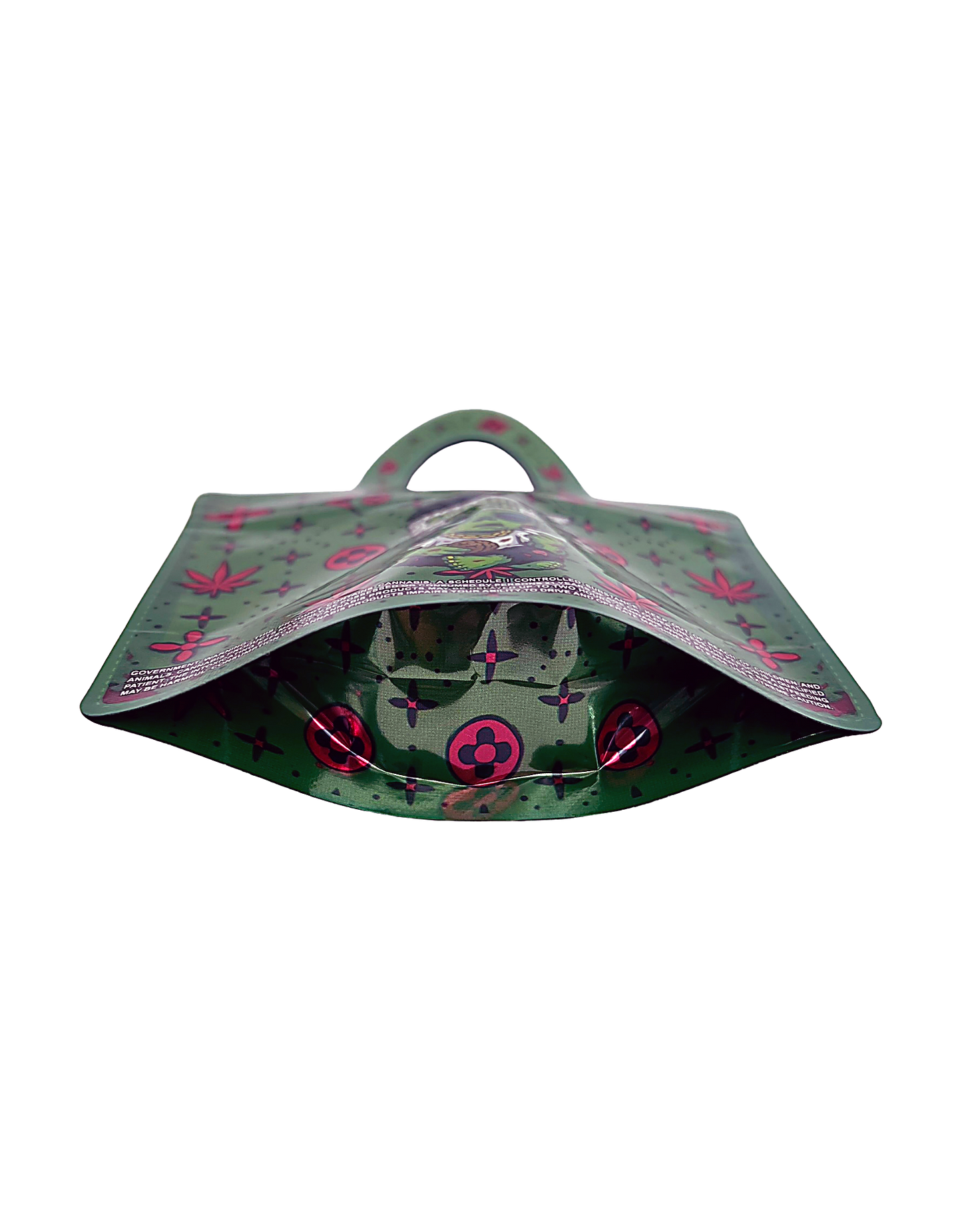 50 Count 4.5" - 3.5" Handbag-Style Mylar Bags  Zombie