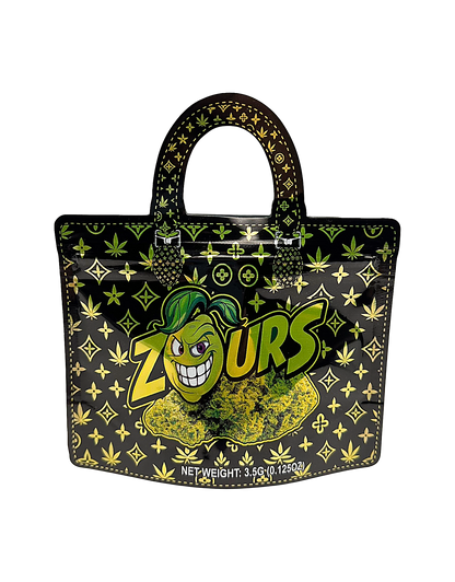 50 Count 4.5" - 3.5" Handbag-Style Mylar Bags  Zours