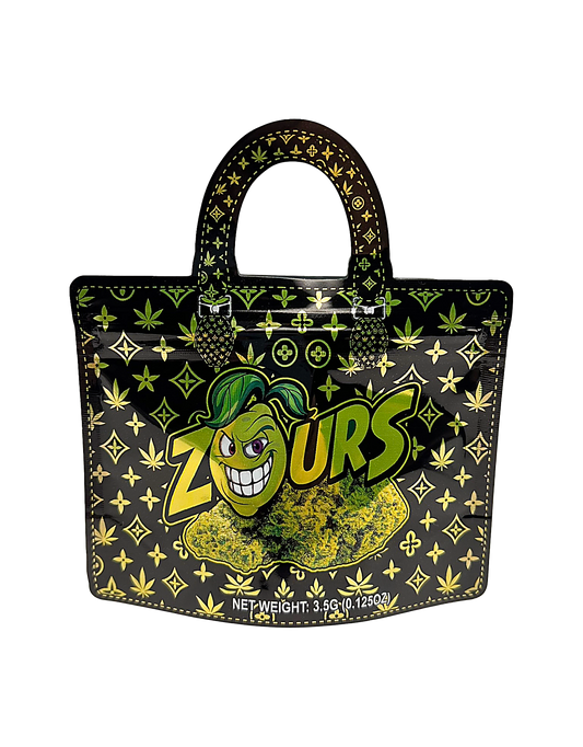 50 Count 4.5" - 3.5" Handbag-Style Mylar Bags  Zours