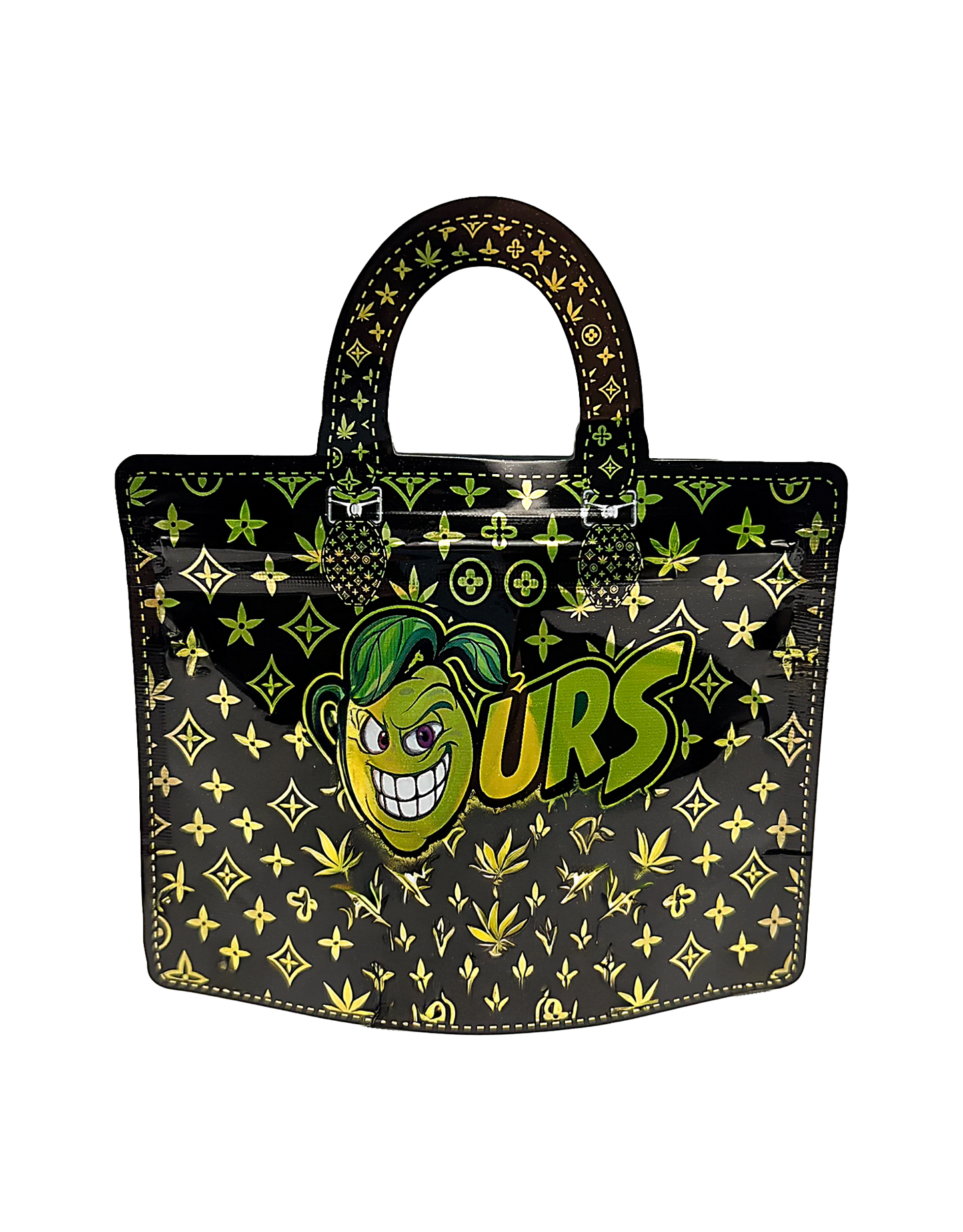 (50 Count) Handbag-Style Decorative Zip Foil Pouches – 5 Style Selection (F)