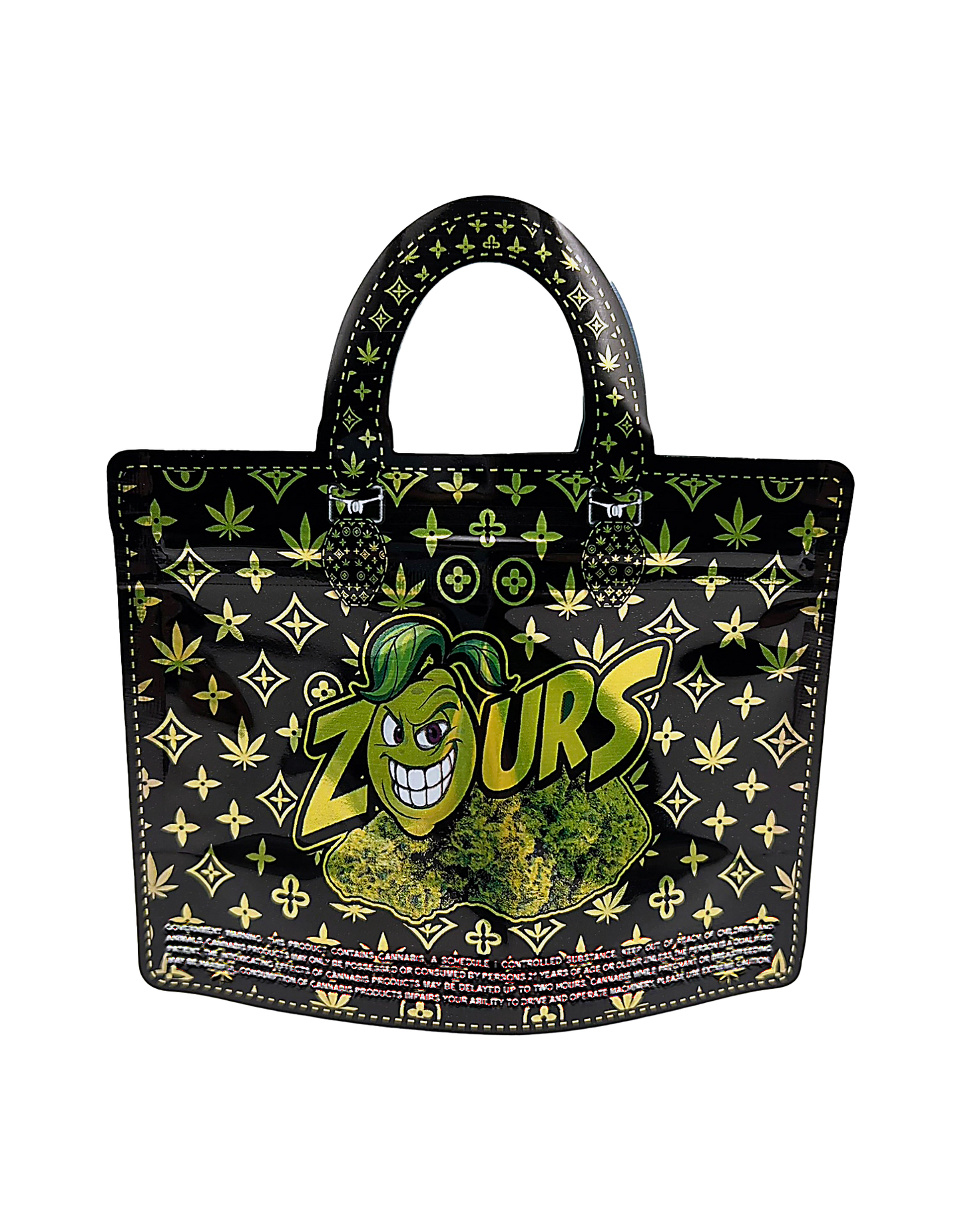 50 Count 4.5" - 3.5" Handbag-Style Mylar Bags  Zours