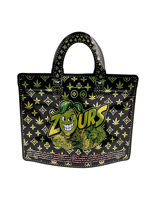 50 Count 4.5" - 3.5" Handbag-Style Mylar Bags  Zours