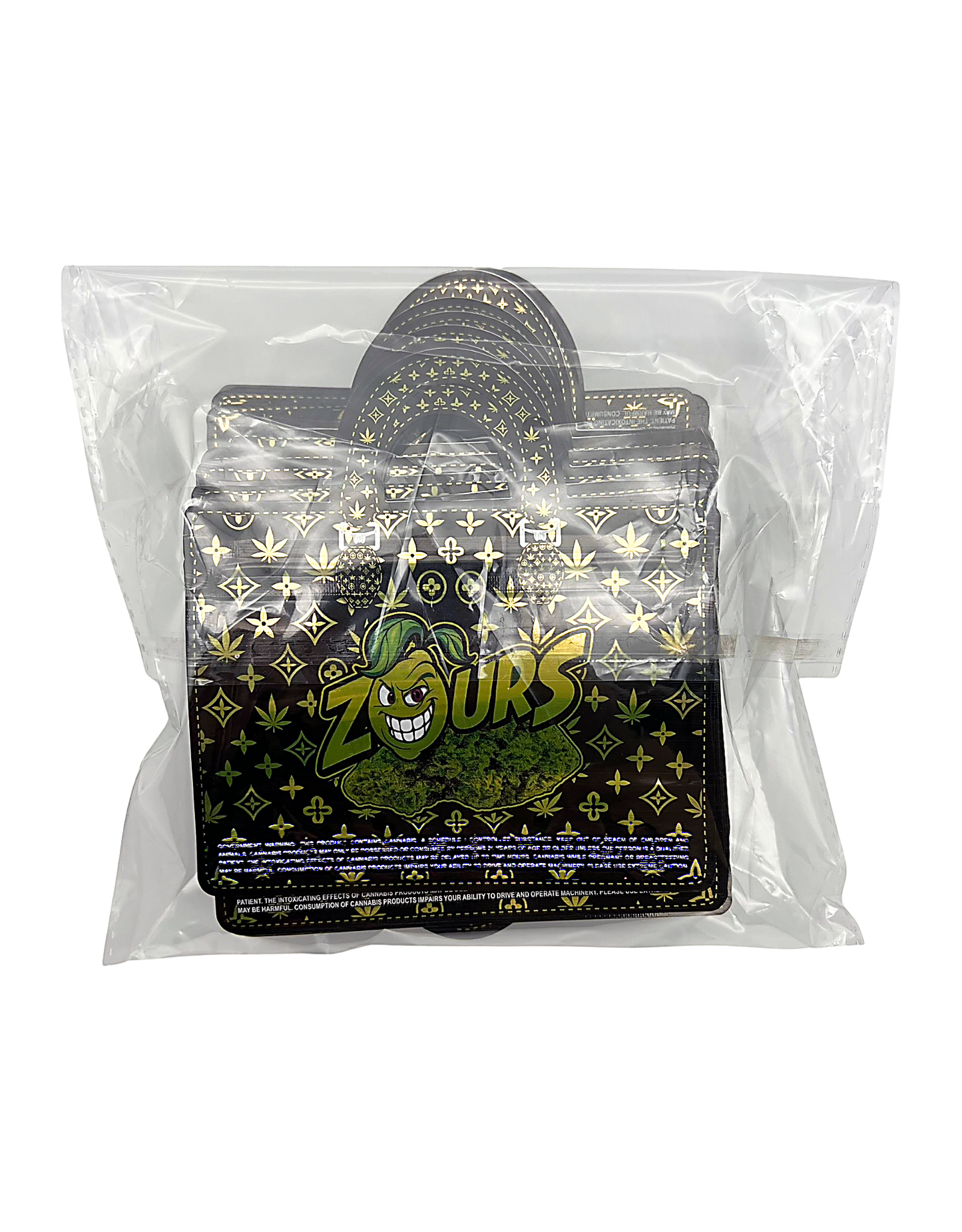 50 Count 4.5" - 3.5" Handbag-Style Mylar Bags  Zours