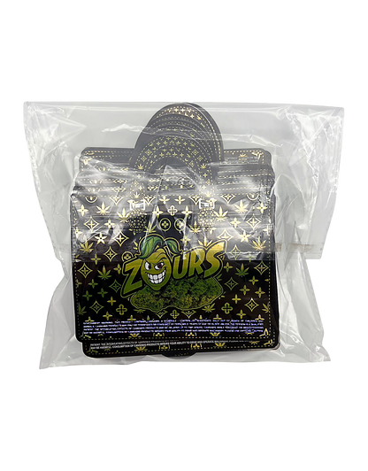 50 Count 4.5" - 3.5" Handbag-Style Mylar Bags  Zours