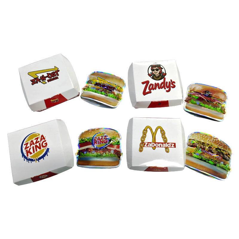 12 Pack - Hamburger-Themed Gift Box Set - Zandy's Burger – Mylar