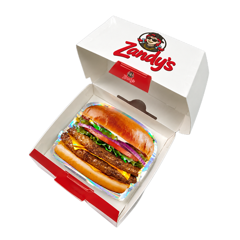 12 Pack - Hamburger-Themed Gift Box Set - Zandy's Burger
