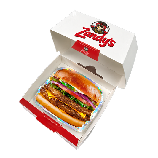 12 Pack - Hamburger-Themed Gift Box Set - Zandy's Burger