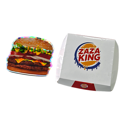 12 Pack - Hamburger-Themed Gift Box Set  - ZaZa King Burger