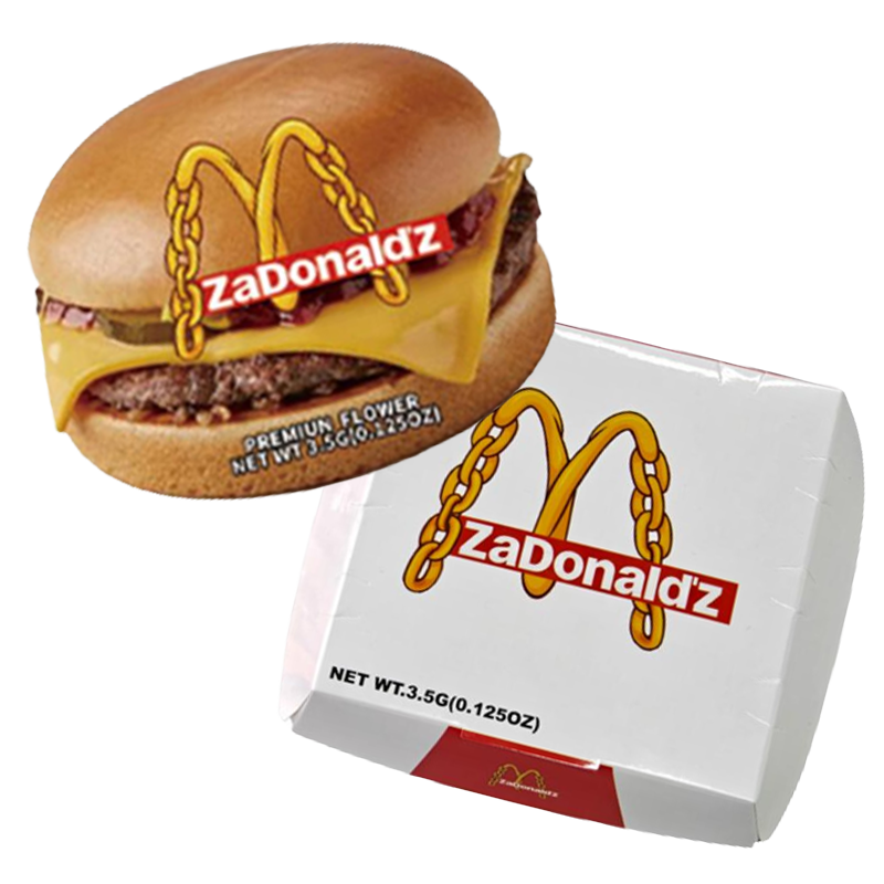 12 Pack - Hamburger-Themed Gift Box Set  - ZaDonald’z Cheeseburger
