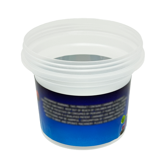 (12 Count) Ice Cream Pint Style Plastic Storage Containers with Lids and Decorative Wrap Labels (Style 002)