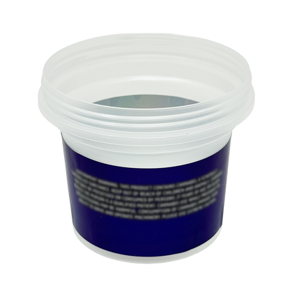 12 Pack -  Ice Cream Pint Style Plastic Storage Containers with Lids - Blueberry Yum Yum