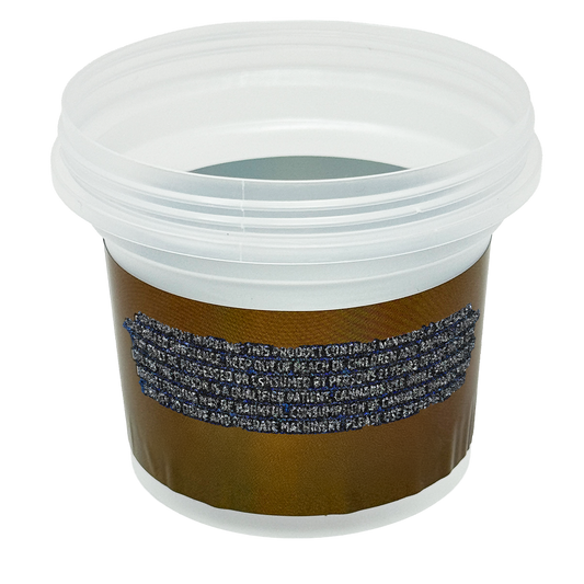 (12 Count) Ice Cream Pint Style Plastic Storage Containers with Lids and Decorative Wrap Labels (Style 009)