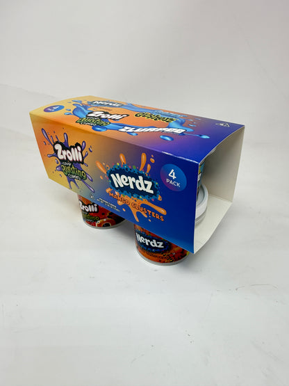 12 Pack - Ice Cream Pint Style Containers with Lids, Wrap Labels & Display Boxes (Style 003) Nerdz-Frozen Gusherz-Zrolli-Zlurpee