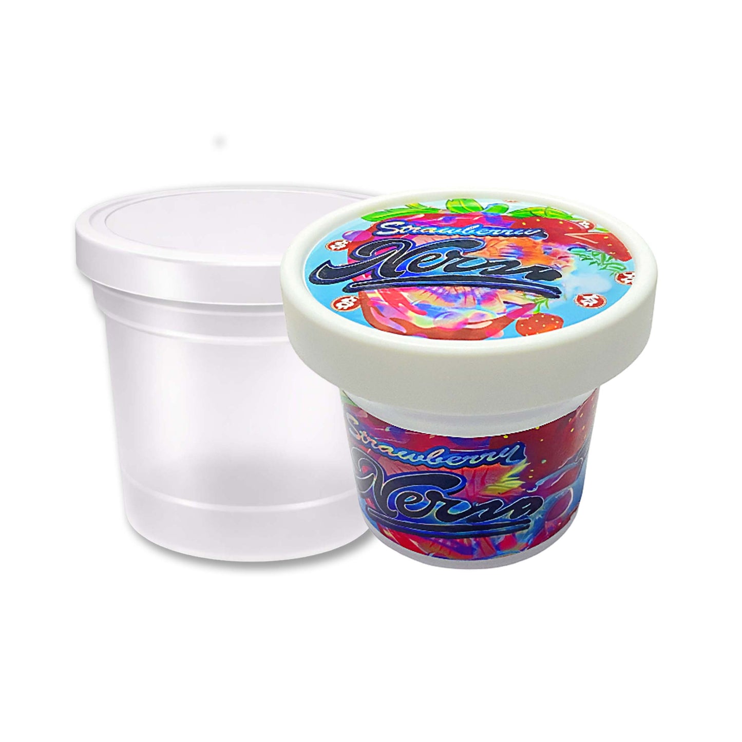 12 Pack – 3.5g Exotic Pint Style Containers – Choose Your Design (15 Styles)