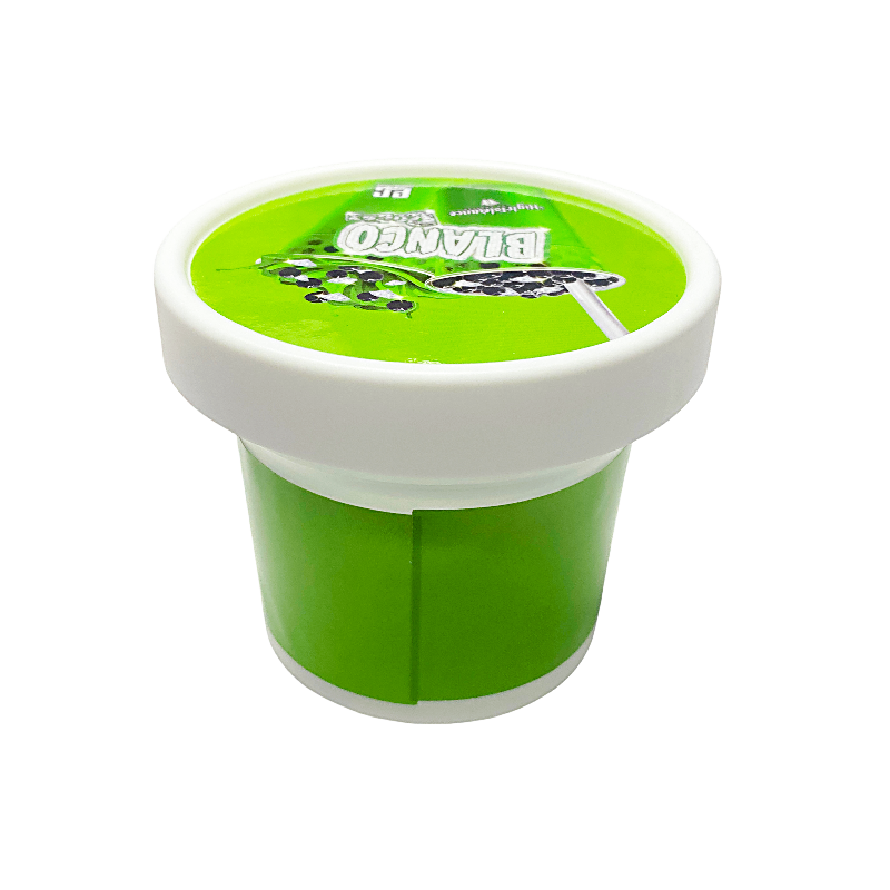 12 Pack -  Ice Cream Pint Style Plastic Storage Containers with Lids - Blanco Bobas High Tolerance