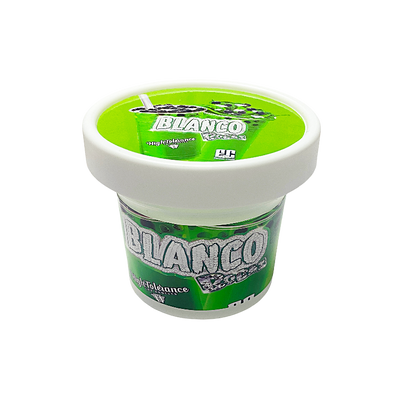 12 Pack -  Ice Cream Pint Style Plastic Storage Containers with Lids - Blanco Bobas High Tolerance