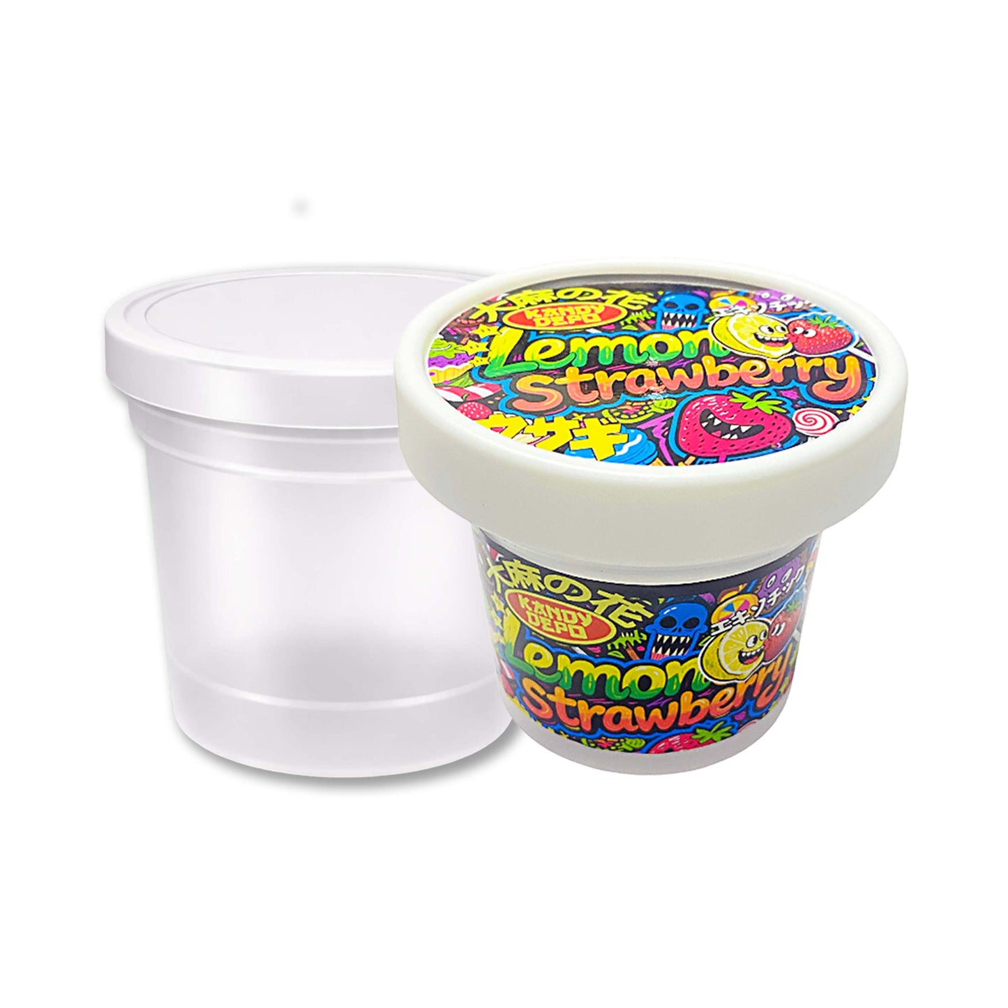 12 Pack – 3.5g Exotic Pint Style Containers – Choose Your Design (15 Styles)