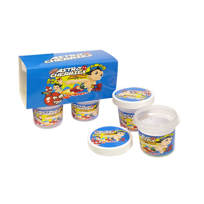 12 Pack - Ice Cream Pint Style Containers (Lids & Display Boxes) - Astro Cherries Kandy Depo