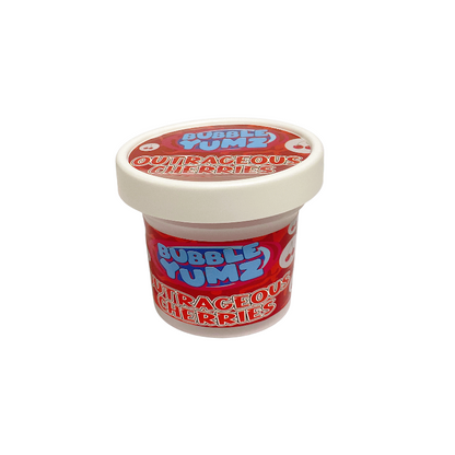 12 Pack - Ice Cream Pint Style Containers (Lids & Display Boxes) - Bubble Yumz Outrageous Cherries