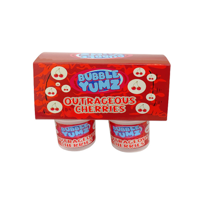 12 Pack - Ice Cream Pint Style Containers (Lids & Display Boxes) - Bubble Yumz Outrageous Cherries