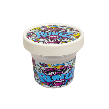 12 Pack - Ice Cream Pint Style Containers (Lids & Display Boxes) - Gelato Runtz