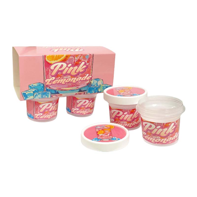 12 Pack - Ice Cream Pint Style Containers (Lids & Display Boxes) - Choose Your Design